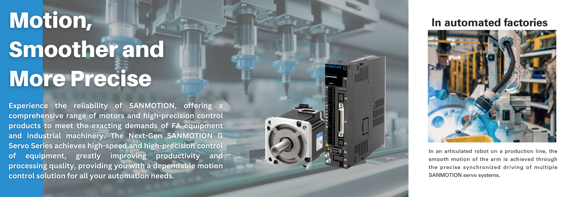 SANMOTION G Servo Systems